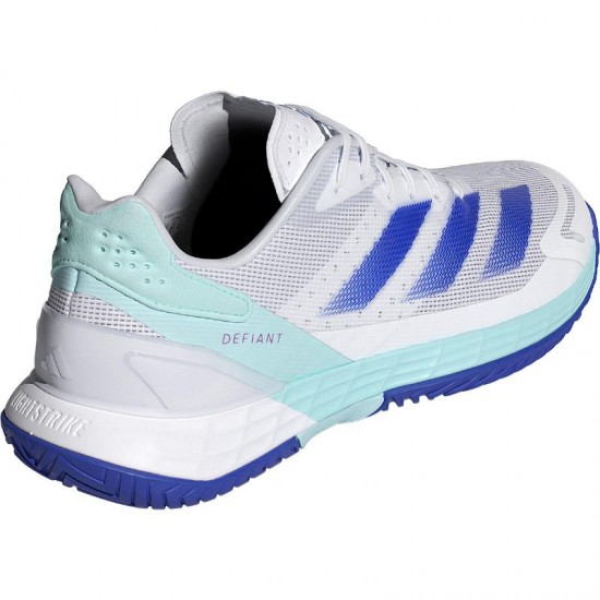 Adidas Defiant Speed 2 Blanc Bleu Aqua Sneakers