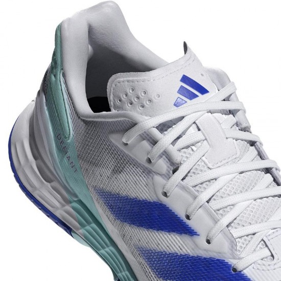 Adidas Defiant Speed 2 Bianco Blu Aqua Scarpe da ginnastica