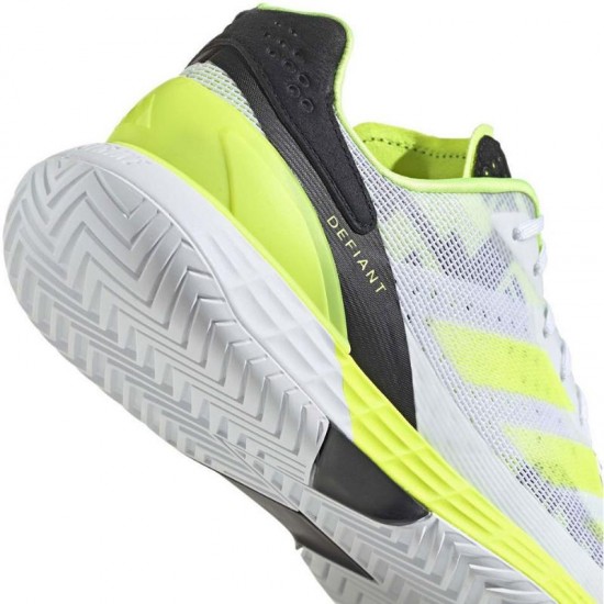 Adidas Defiant Speed 2 Blanc Lime Fluor Sneakers