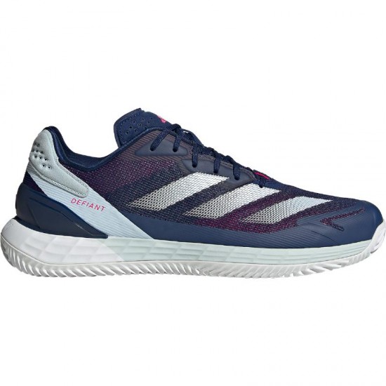 Adidas Defiant Speed 2 Clay Azul Escuro Tenis Branco