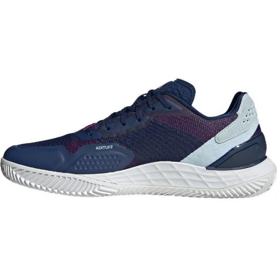 Scarpe da ginnastica Adidas Defiant Speed 2 Blu Scuro Bianco - TERRA BATTUTA