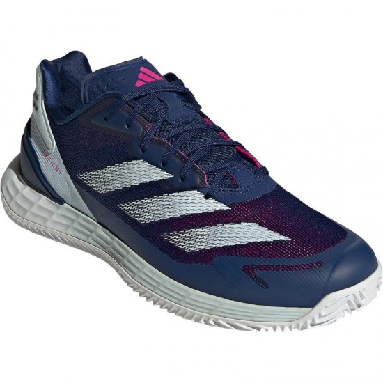 Adidas Defiant Speed 2 Clay Azul Escuro Tenis Branco