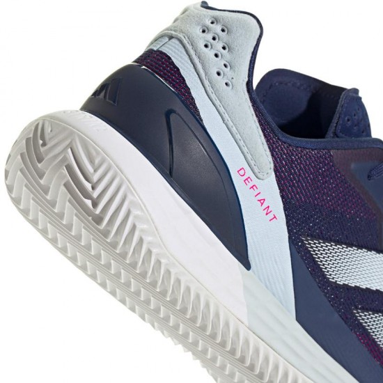 Scarpe da ginnastica Adidas Defiant Speed 2 Blu Scuro Bianco - TERRA BATTUTA