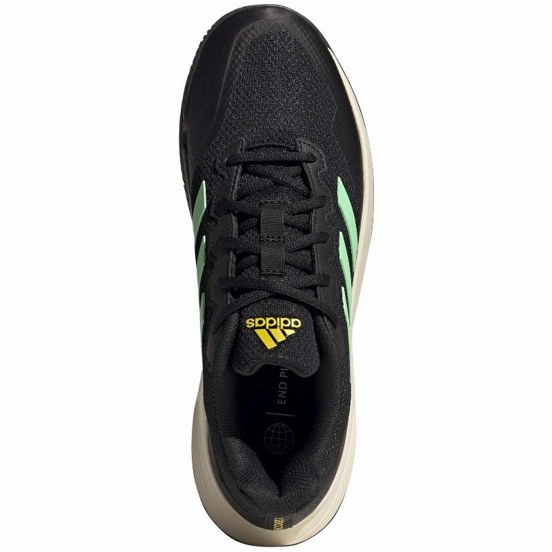 Adidas Game Court Sneakers Noir Vert