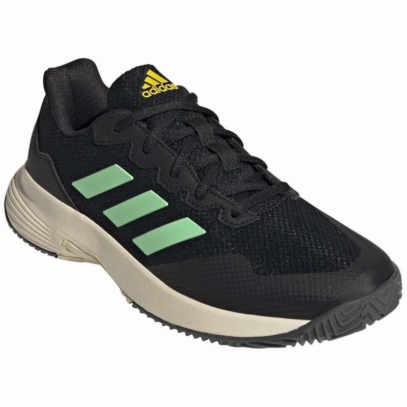 Adidas Game Court Sneakers Noir Vert