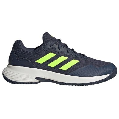 Adidas GameCourt 2.0 Shoes Azul Escuro Limão Branco