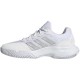 Adidas GameCourt 2 Sneakers donna in metallo argento bianco