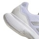 Zapatillas Adidas GameCourt 2 Blanco Plata Metal Mujer