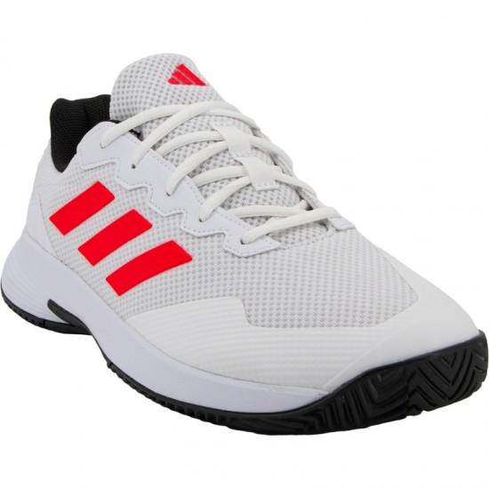 Adidas GameCourt 2 Blanc Rouge Noir Baskets