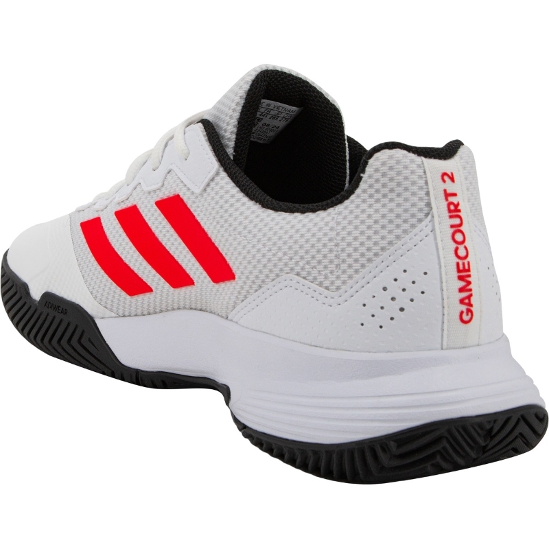 T?nis Adidas GameCourt 2 Branco Vermelho Preto