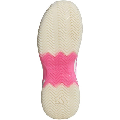 Tênis Adidas GameCourt 2 Branco Rosa Feminino