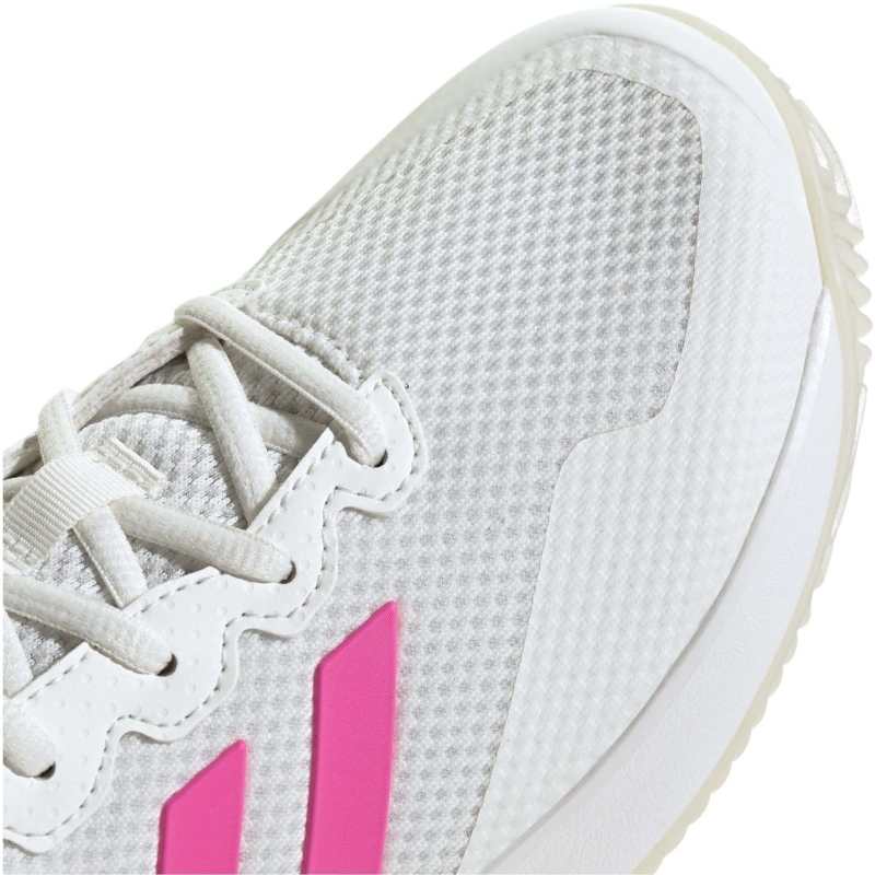 T?nis Adidas GameCourt 2 Branco Rosa Feminino