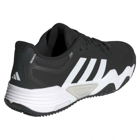 Adidas Solematch Control 2 Scarpe da ginnastica nere bianche - TERRA BATTUTA