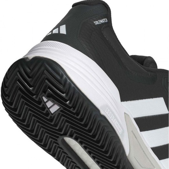 Adidas Solematch Control 2 Scarpe da ginnastica nere bianche - TERRA BATTUTA