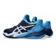 Baskets Asics Court FF 3 Terre Battue Novak Bleu Blanc