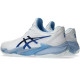 T?nis Asics Court FF 3 Novak Clay Branco Tuna Azul
