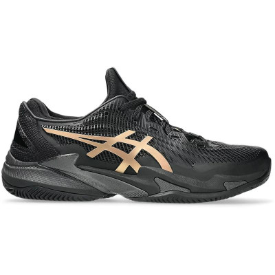 Zapatillas Asics Court FF 3 Novak Clay Night Energy Negro Oro