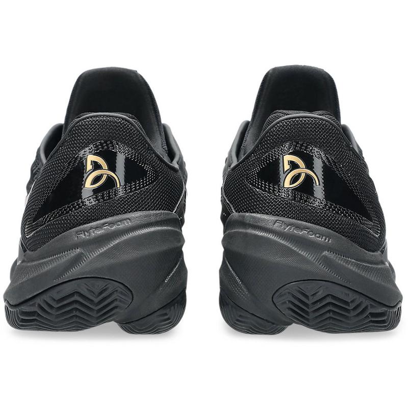 Zapatillas Asics Court FF 3 Novak Clay Night Energy Negro Oro
