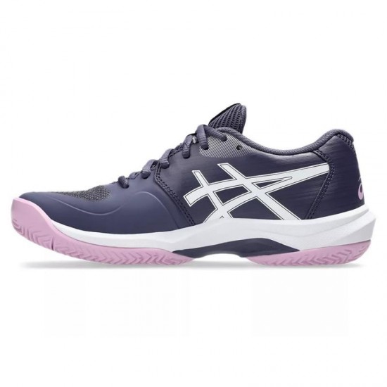 Baskets Femme Asics Game FF CLAY BLEU Indigo BLANC