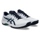 T?nis Asics Game FF Clay Branco Azul Meia-Noite
