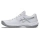 Tenis Asics Game FF Clay Branco Prata Feminino