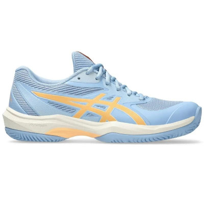 Tênis Asics Game FF Padel Blue Stone Orange para Mulheres