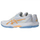 T?nis Asics Game FF Padel Branco Laranja Feminino
