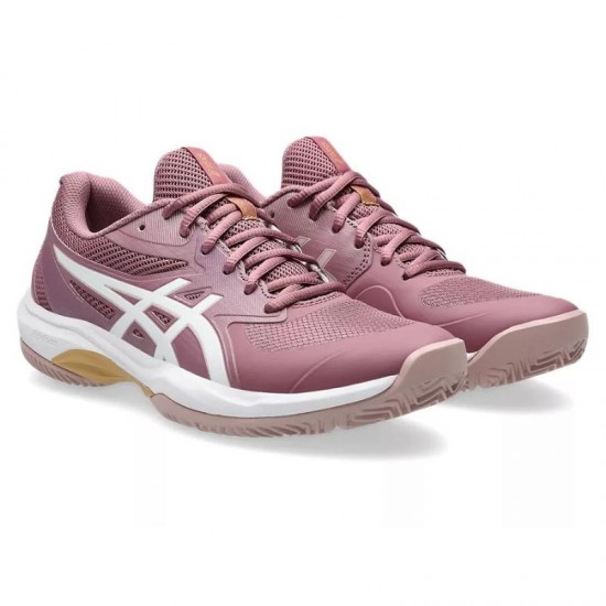 Zapatillas Asics Game FF Padel Purpura Oxide Blanco Mujer