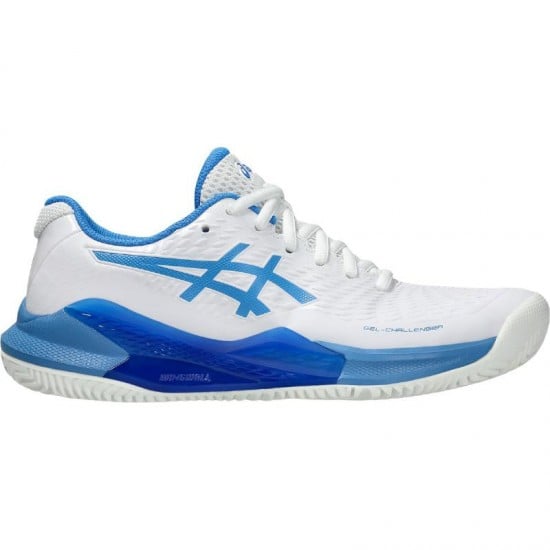 Baskets Femme Asics Gel Challenger 14 TERRE BATTUE Blanc Bleu