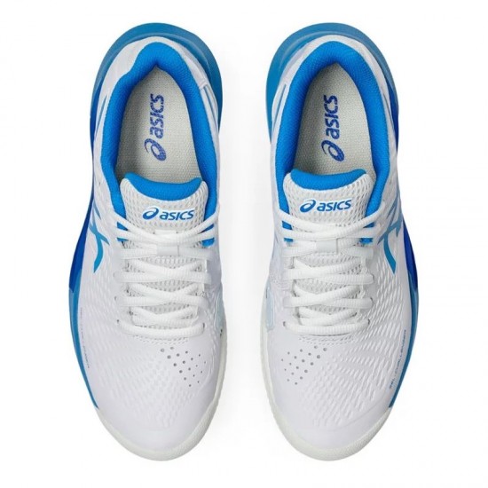 Baskets Femme Asics Gel Challenger 14 TERRE BATTUE Blanc Bleu