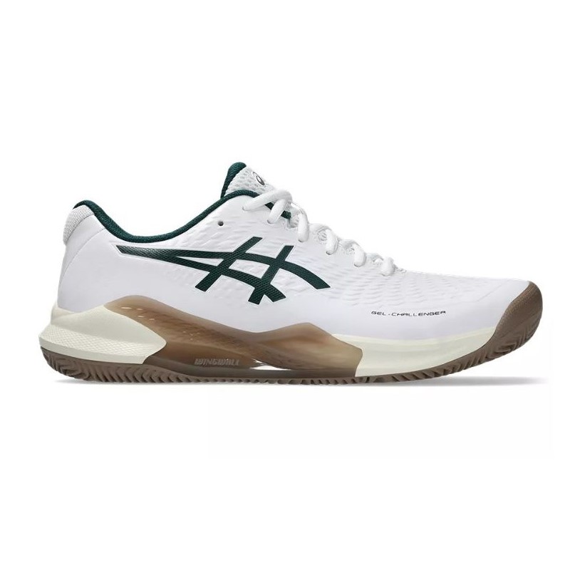 T?nis Asics Gel Challenger 14 Clay Branco Verde Escuro