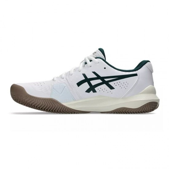 Tenis Asics Gel Challenger 14 Clay Branco Verde Escuro