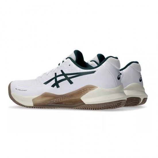 Asics Gel Challenger 14 Clay Bianco Verde Scuro Scarpe da ginnastica