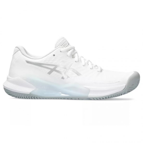 Zapatillas Asics Gel Challenger 14 Padel Blanco Plata Mujer