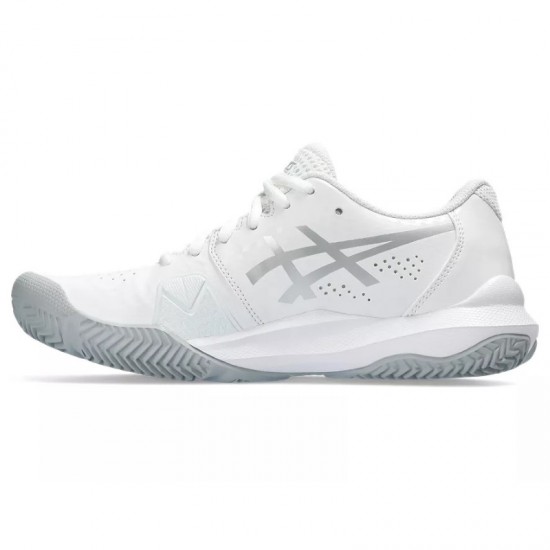 Baskets Femme Asics Gel Challenger 14 Padel Blanc Argent