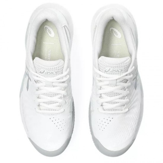 Tenis Asics Gel Challenger 14 Padel Branco Prata Feminino