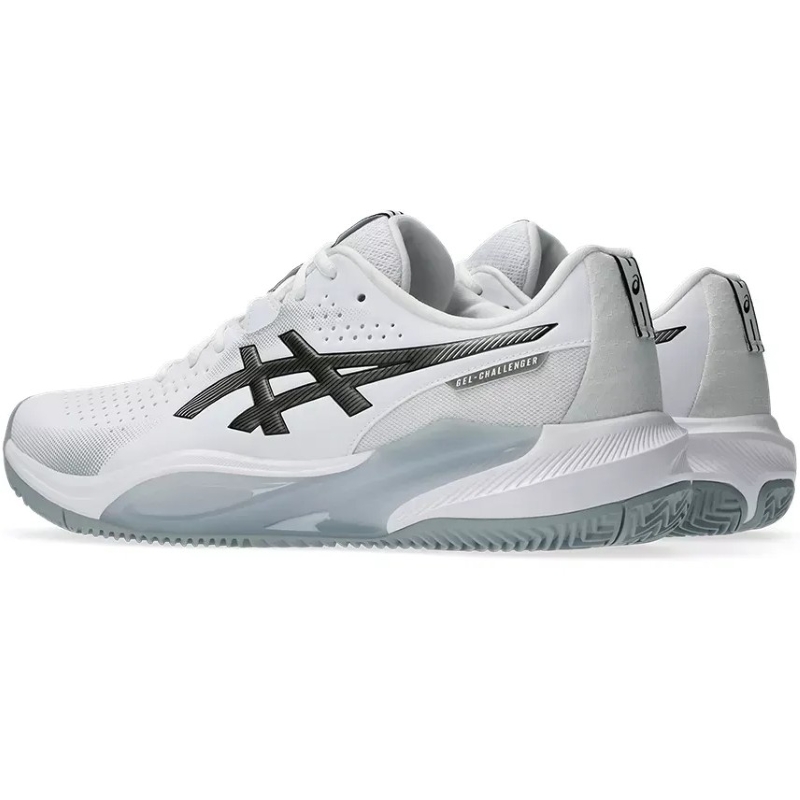 T?nis Asics Gel Challenger 15 Clay Branco Cinza