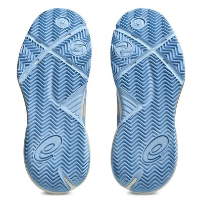 Tênis Asics Gel Challenger 15 Padel Azul Pedra Laranja Feminino