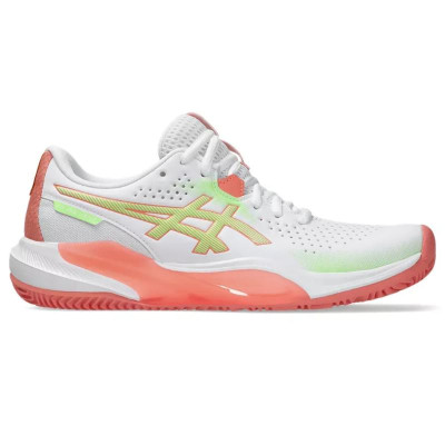 Asics Gel Challenger 15 Padel White Guava Baskets pour femmes