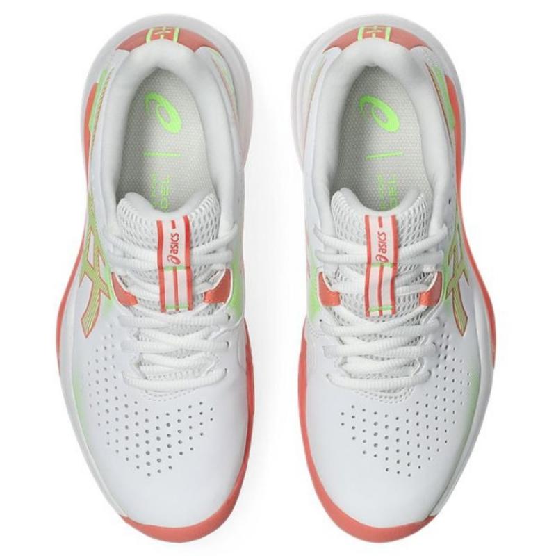 Asics Gel Challenger 15 Padel White Guava Baskets pour femmes