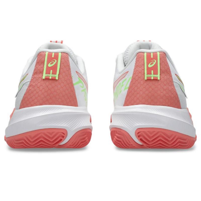 Asics Gel Challenger 15 Padel White Guava Baskets pour femmes
