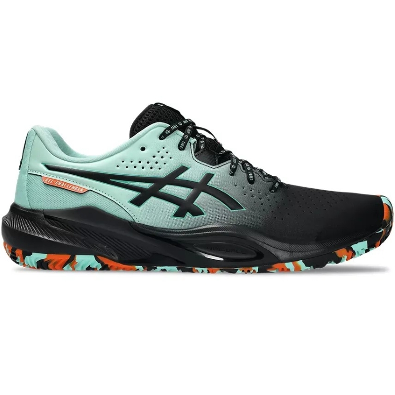 T?nis Asics Gel Challenger 15 Padel Preto Verde Claro
