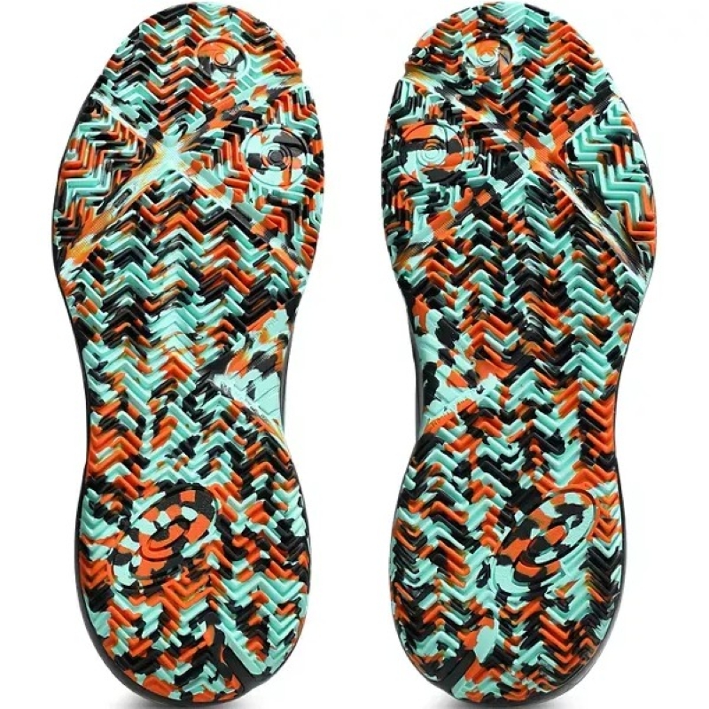 T?nis Asics Gel Challenger 15 Padel Preto Verde Claro