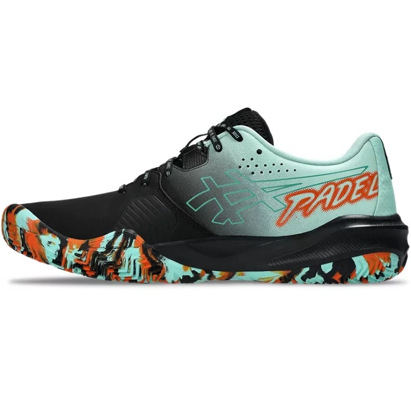 T?nis Asics Gel Challenger 15 Padel Preto Verde Claro