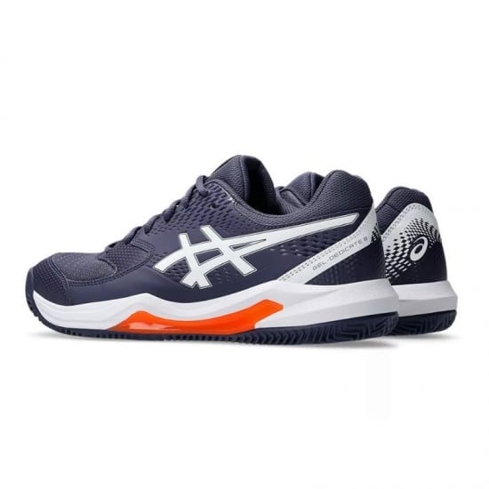 Sneakers Asics Gel Dedicate 8 Clay Blu Indaco Bianco