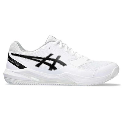 Asics Gel Dedicate 8 Clay White Black Shoes