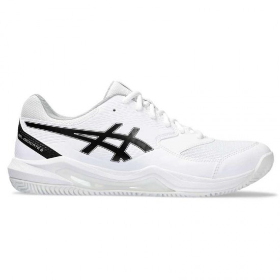 Asics Gel Dedicar 8 Clay Branco Sapatos Preto