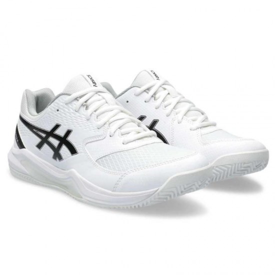 Asics Gel Dedicar 8 Clay Branco Sapatos Preto