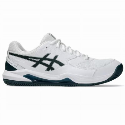 Asics Gel Dedicate 8 Clay Blanc Vert Saxon Sneakers