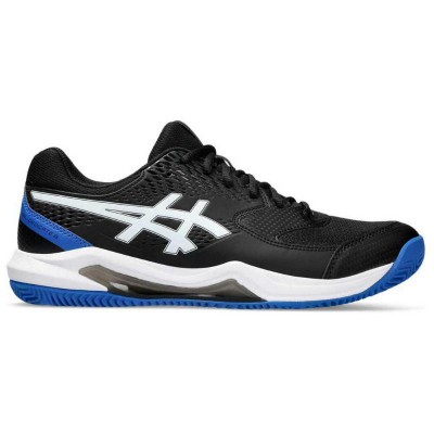 Asics Gel Dedicate 8 Clay Black Blue Shoes